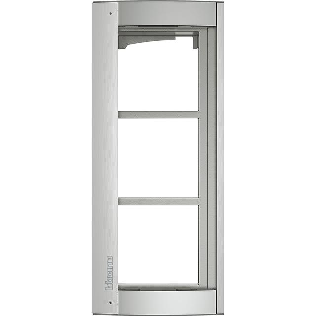 Ramka Z Uchwytem Do Paneli Sfera - 3 Moduły - Aluminium 350231 LEGRAND