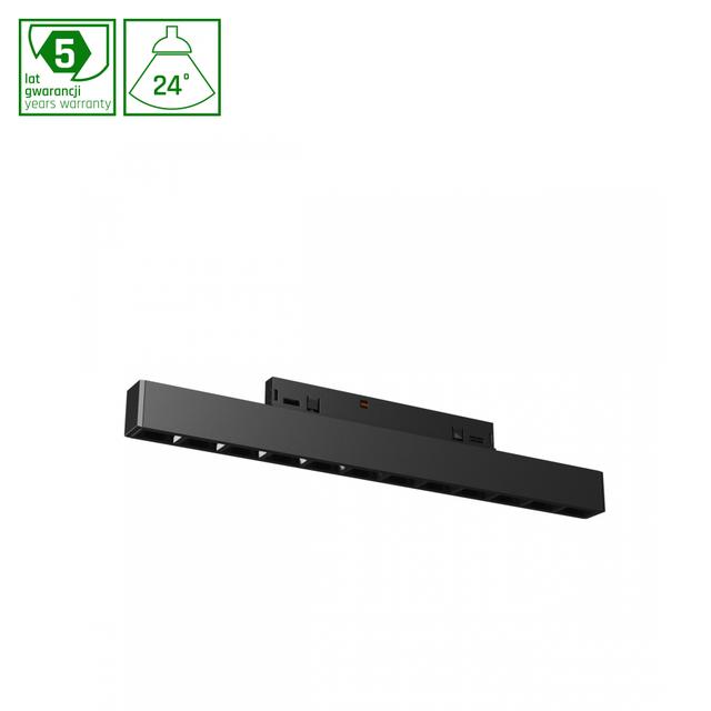 SYSTEM SHIFT NANO - GRID S OPRAWA LINIOWA 196X12X30MM 10W 24ST CZARNY 5 LAT GW.