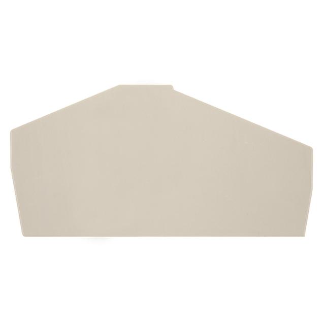 ZAP ZDU4-2/4AN Płytka końcowa (styki), 75.1 mm x 2 mm, Ciemnobeżowy /50szt./ 1807010000 WEIDMÜLLER