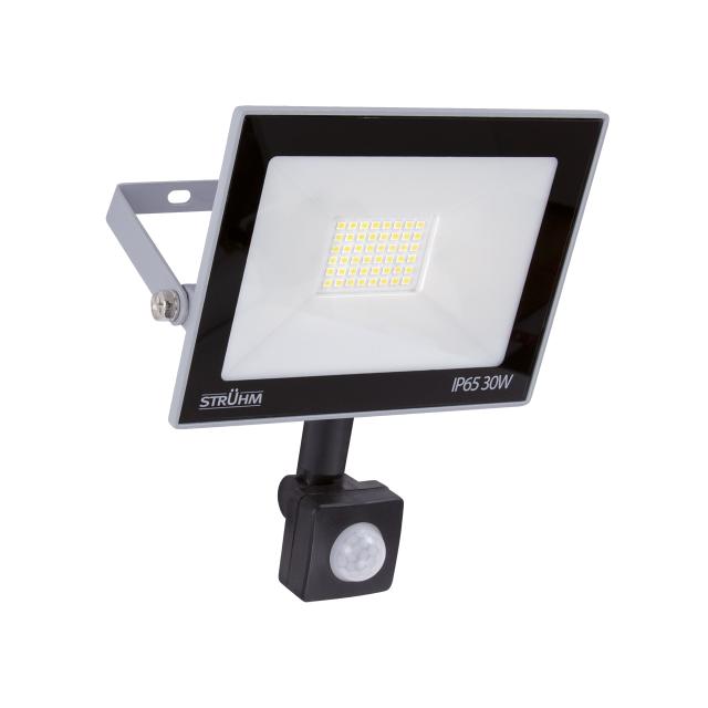 Naświetlacz SMD LED z czujnikiem ruchu KROMA LED S 30W GREY 6500K