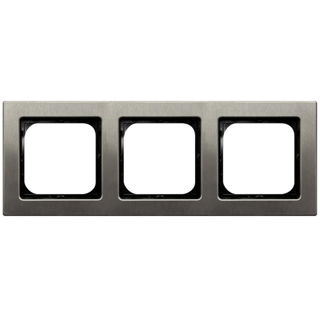 SONATA STAL INOX Ramka potrójna kolor stal inox R-3RM/37 OSPEL