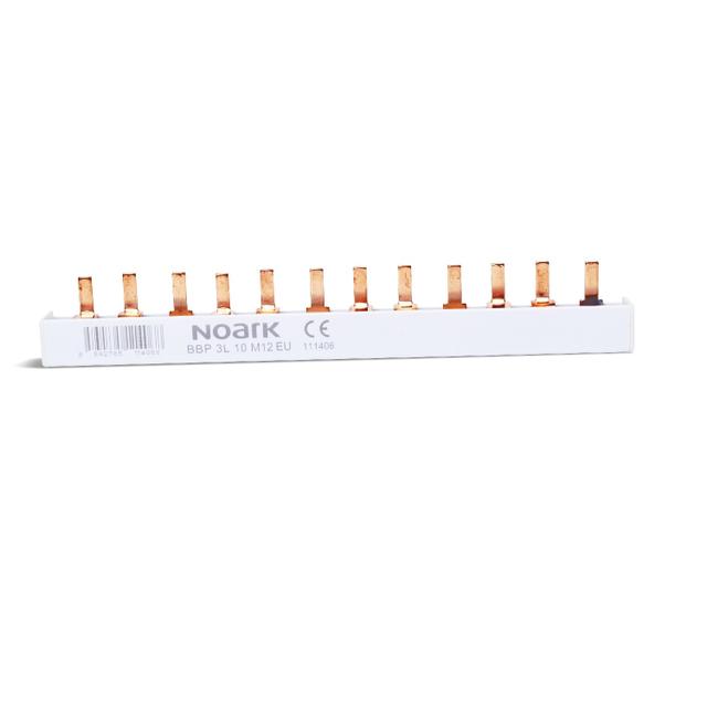 BBP 3L 10 M12 EU Szyna łączeniowa typ trzpieniowy 3P 10mm2 12 modułów do serii Ex9B40J kro 111406 NOARK