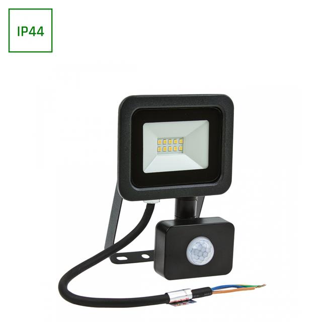 NOCTIS LUX 2 SMD 230V 10W IP44 CW black with sensor