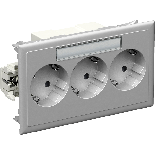 Thorsman Gniazdo master 3x2P+PE Shucko aluminium