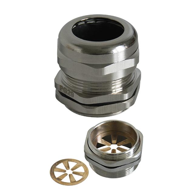 Dławnica mosiężna  EMV niklowane M 25