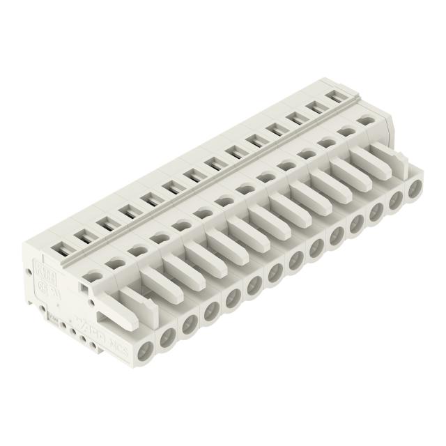 Gniazdo MCS‑MIDI Classic 14‑biegunowe jasnoszare raster 5mm 721‑114/026‑000 /25szt./ WAGO
