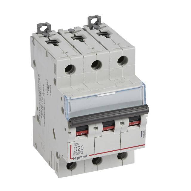 Wyłącznik Nadprądowy S 313 3P D20A 10000A DX3 409500 LEGRAND