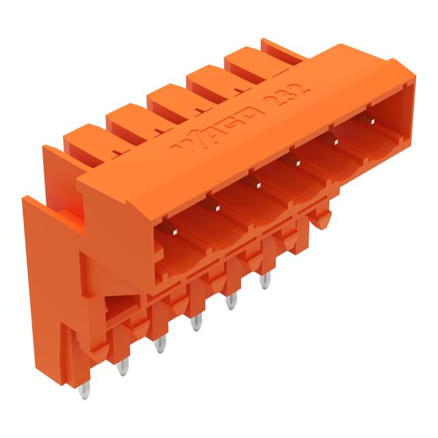 MCS-MIDI Classic wtyk podwyższony 6-bieg. pomarańczowy raster 5,08 mm /50szt./ WAGO