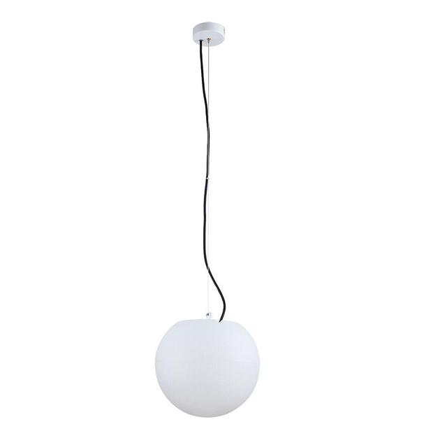 Nowodvorski lampa wisząca zewnętrzna Cumulus S E27 biała O30cm 9751