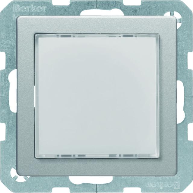 Q.x Sygnalizator świetlny LED podświetlenie czerwone/zielone, alu aksamit lakier