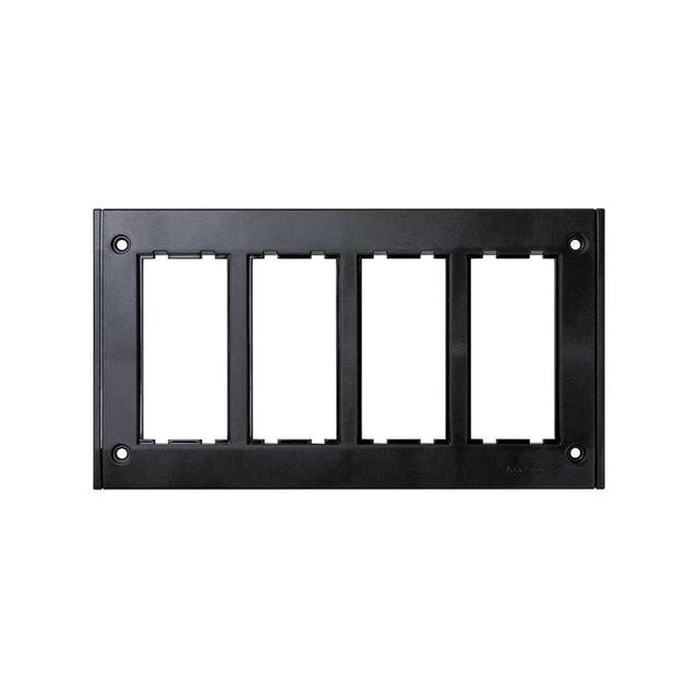 Simon Connect Ramka 4-modułowa do puszki SBM450 8x K45 szary grafit SBM402/14 KONTAKT