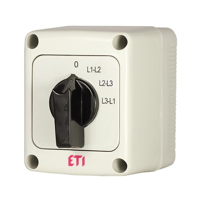 Przełącznik woltomierzowy 3f, w obudowie CS 16 67 PN 004773205 ETI