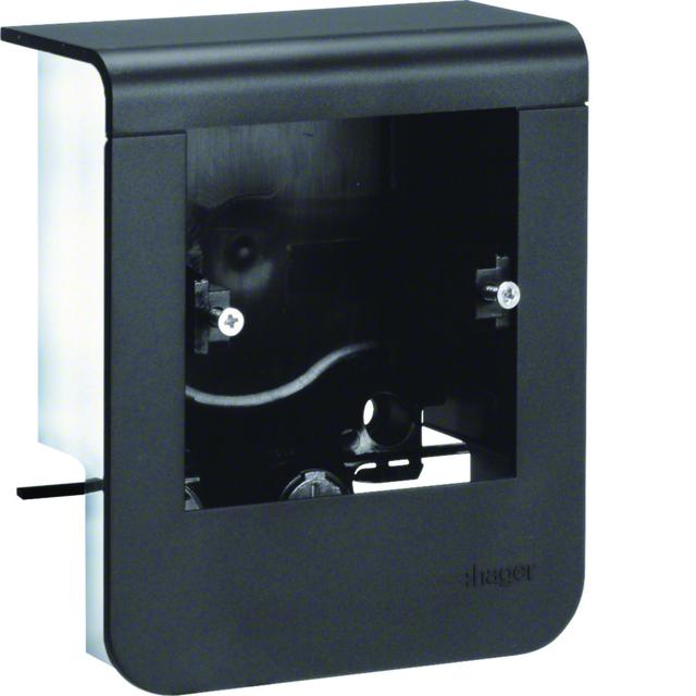 tehalit.SL Pusty nośnik urządzeń 20x55 fi60 czarny SL200559019011 HAGER