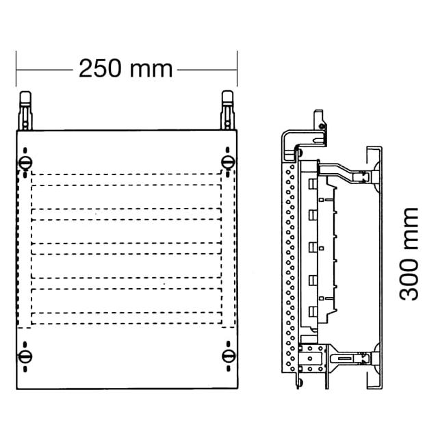 ED61SA Zestaw łączeniowy 1F do szyn