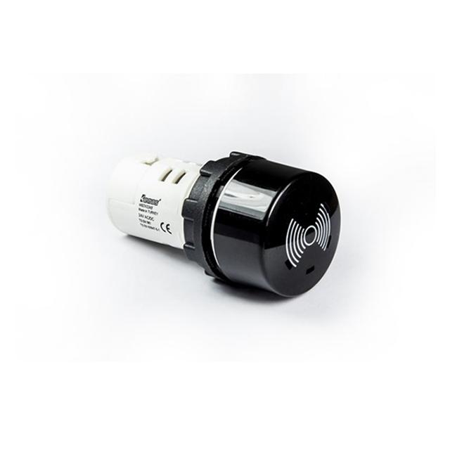 Buzzer monoblok 230V AC, czarny