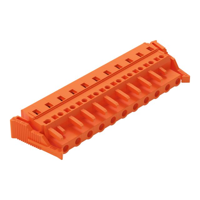 MCS-MIDI Classic gniazdo 11-bieg. pomarańczowe raster 7,62 mm /10szt./ WAGO