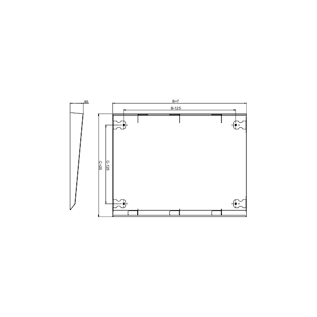 Spacial Daszek do SF, SM 1200x 400mm