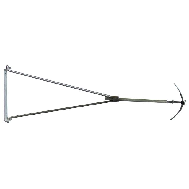Podpora pod okapem, 1,25-1,55 m, stal nierdzewna NIRO 239009 DEHN