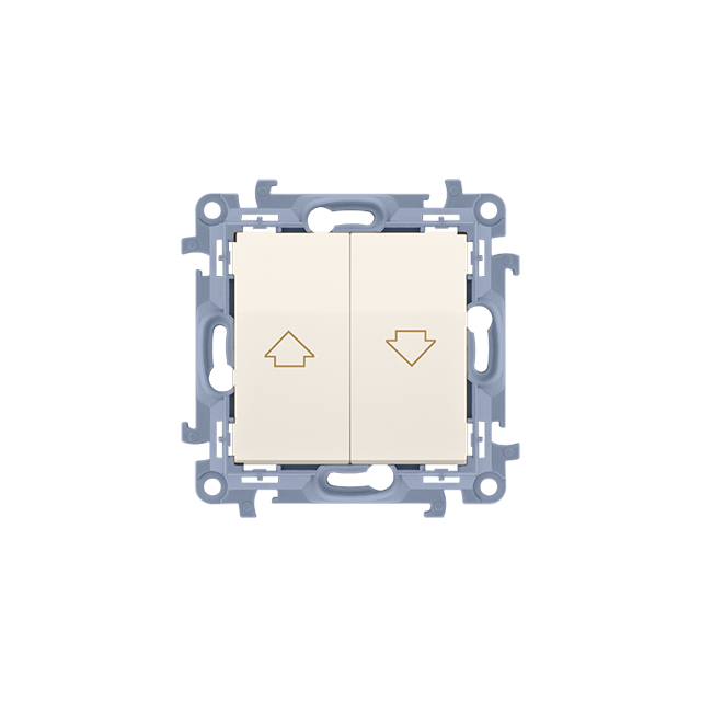 Simon 10 Łącznik roletowy 10A z. śrub. krem