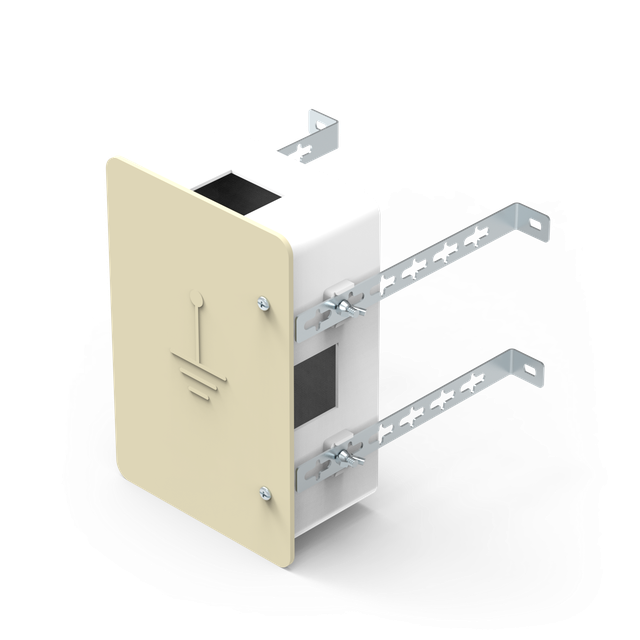 SKRZYNKA KONTROLNA DO ELEWACJI KREMOWA 68.4/K