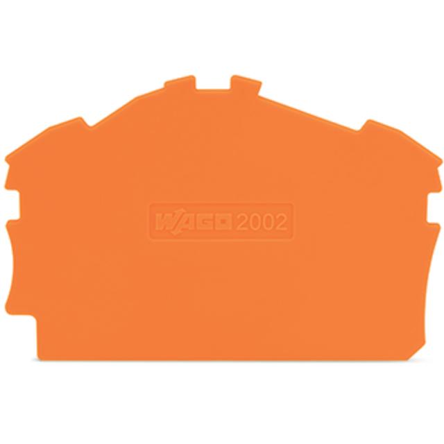 Ścianka końcowa/wewnętrzna gr. 0,8mm pomarańczowa /25szt./ 2002-6392 WAGO
