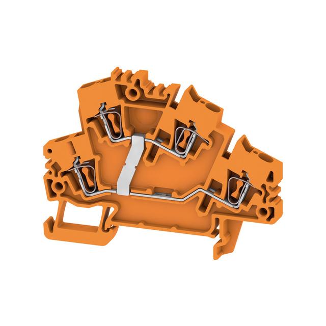 ZDK 2.5-2V BED OR Złączka szynowa przelotowa /50szt./ WEIDMULLER
