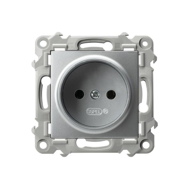 SZAFIR Gniazdo pojedyncze - kolor srebro