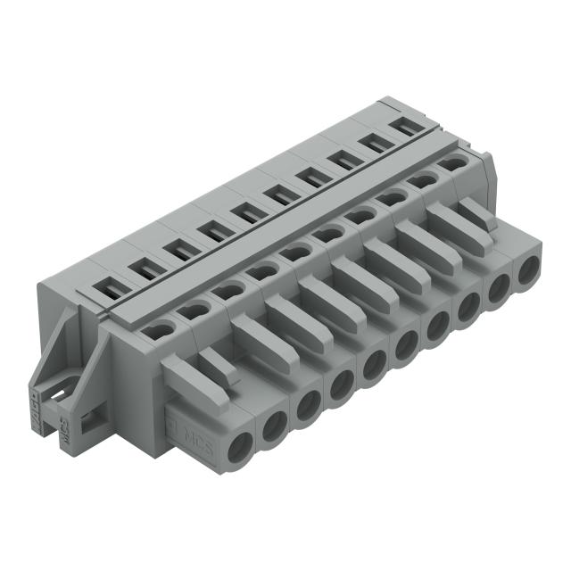 Gniazdo MCS‑MIDI Classic 10‑biegunowe szare raster 5mm 231‑110/027‑000 /25szt./ WAGO