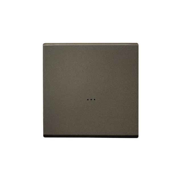 Klawisz łącznika bezprzewodowego dwukanałowego - kolor czekoladowy metalik