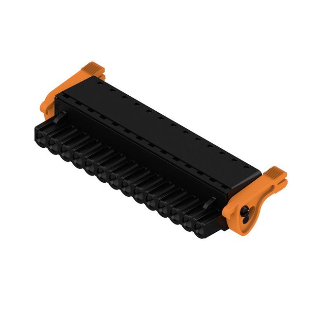 BLF 5.08HC/14/180LR SN BK BX Wtyk PCB (złącze wiązki), 5.08 mm, Liczba biegunów: 14, PUSH IN, Złącze sprężynowe /18szt./ 1014250000 WEIDMÜLLER