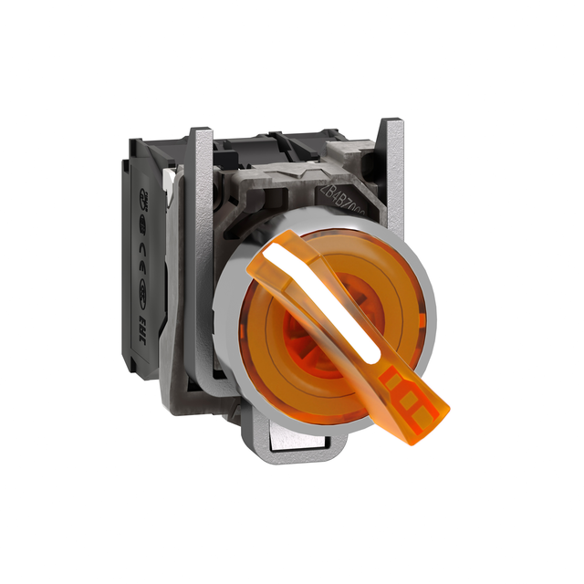 Harmony XB4 Przełącznik 2 położeniowy metalowy LED 230/240V XB4BK125M5 Schneider