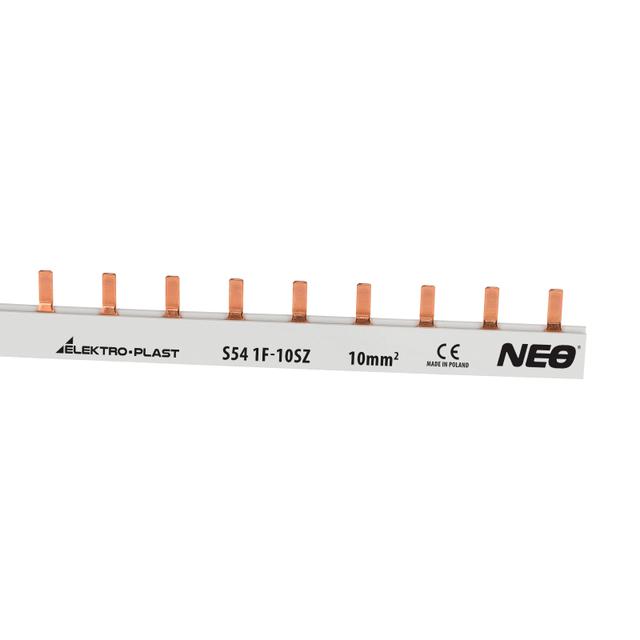 Szyna łączeniowa pinowa 1P 54M 10mm2 S54 1F-10SZ typu PIN 45.214 OPATÓWEK