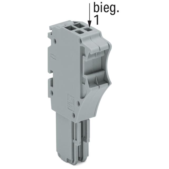 1-przewodowe gniazdo Push-in CAGE CLAMP szara /100szt./ 2020-102 WAGO