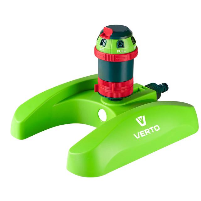 Zraszacz sektorowy, 6- funcyjny z napędem, regulowany zasięg,  powierzchnia podlewania max 491 m2, p