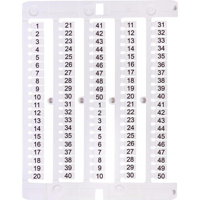 Oznacznik 1 do 50 (100 szt.) ES-NU0851001 003903077 ETI
