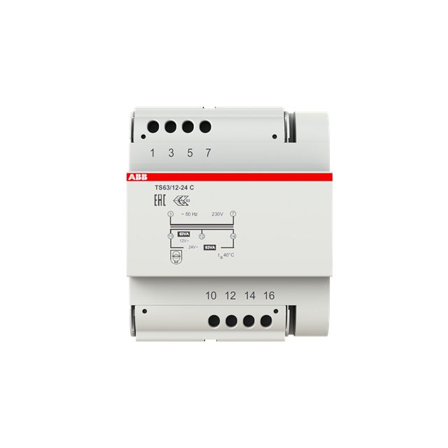 TS63/12-24C transformator z bezpieczną izolacją 12-24V