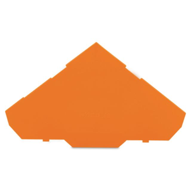 ścianka końcowa pomarańczowa