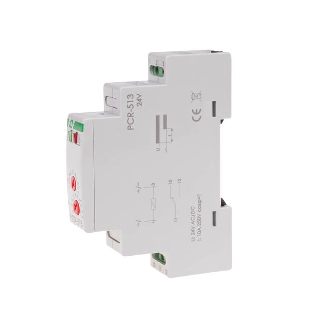 Przekaźnik czasowy rewersyjny styki: 1Z/R 24V PCR-513-24V F&F