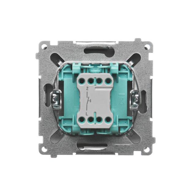 Simon Basic Przycisk światło 10A szybkozłączka satynowy
