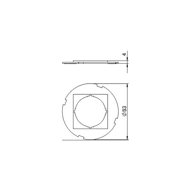 US80A, PŁYTA POKRYWOWA DO MONT.OSPRZĘTU