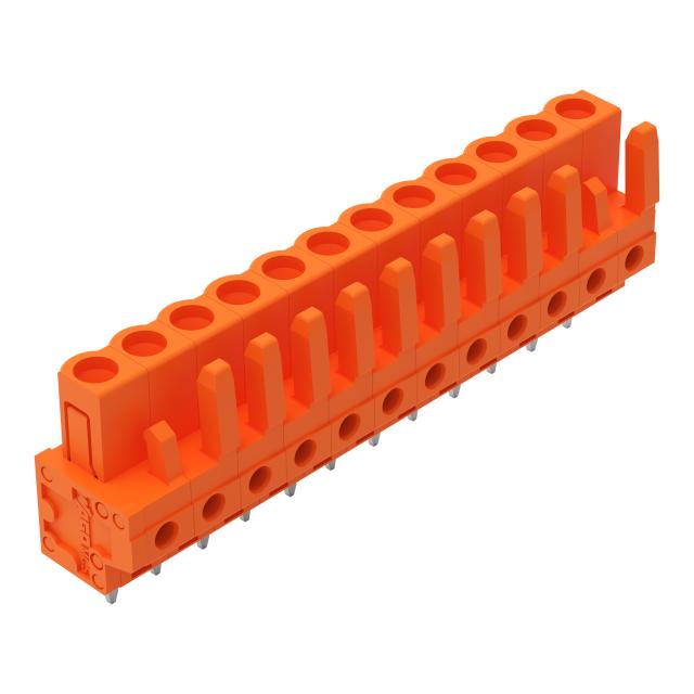 MCS-MIDI Classic gniazdo 12-bieg. pomarańczowe raster 5,08 mm /25szt./ WAGO