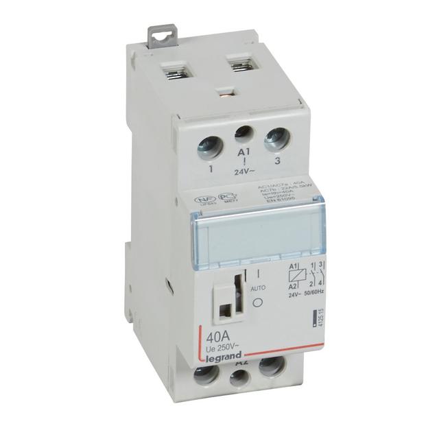 STYCZNIK MODUŁOWY SM 340 40A 24V 2NO Z MANIPULATOREM, Legrand