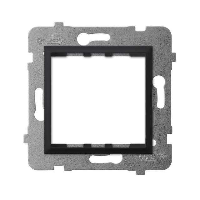 ARIA Adapter podtynkowy systemu 45 do serii Aria kolor czarny metalik AP45-1U/m/33 OSPEL