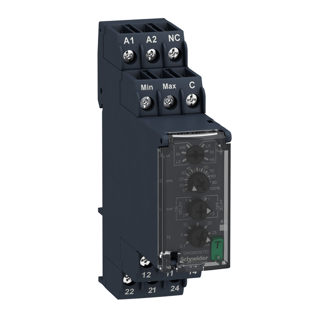 Zelio Control Przekaźnik kontroli poziomu 250 OHM/1 MOHM styk 2C/O 8A RM22LA32MR SCHNEIDER