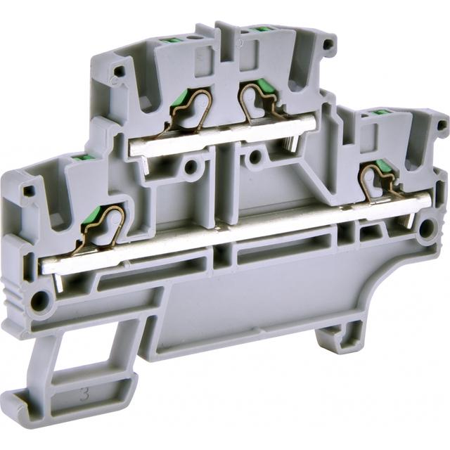Złączka sprężynowa 2-poziomowa 2,5mm2 PUSH-IN (szara) ESH-EFD.2 003903267 ETI