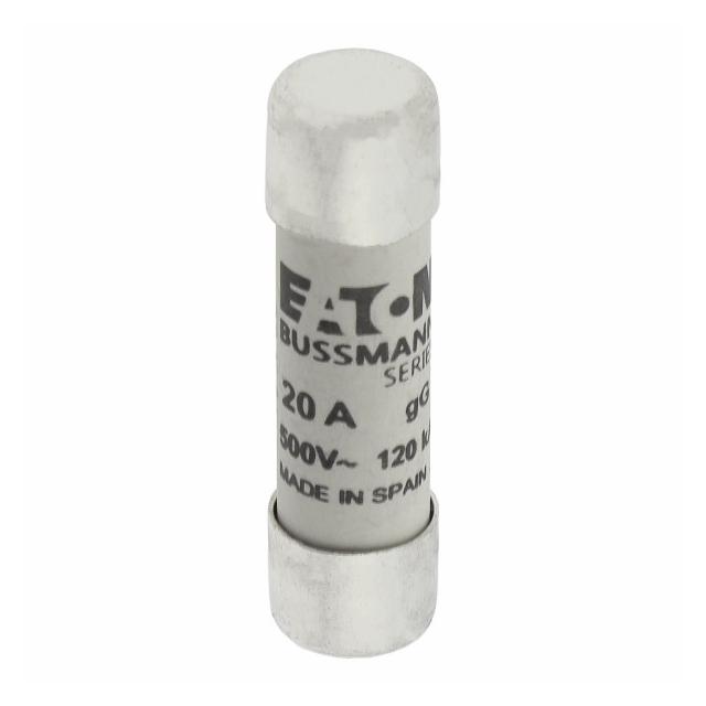 CYLINDRICAL FUSE 10 x 38 20A GG 500V AC Wkładka cylindryczna 10 x 38mm 20A GG 500V AC C10G20 EATON