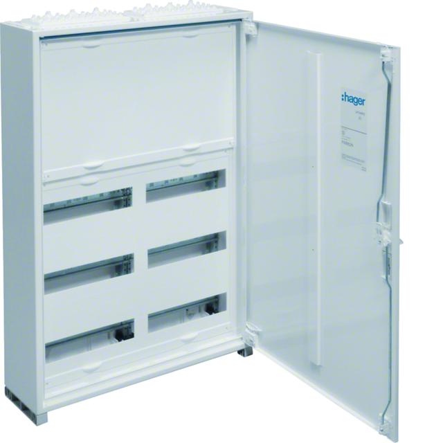 Rozdzielnica modułowa 6x12 natynkowa IP44 kl.II FW univers N 800x550x160mm FWB52N HAGER