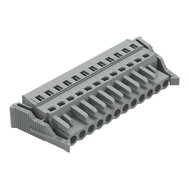 MCS-MIDI Classic gniazdo 12-bieg. szare raster 5 mm /25szt./ WAGO