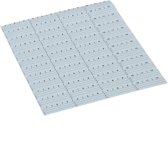 univers N Pasek opisowy do wsuwania w listwę UZ005 5 arkuszy UZ006 HAGER