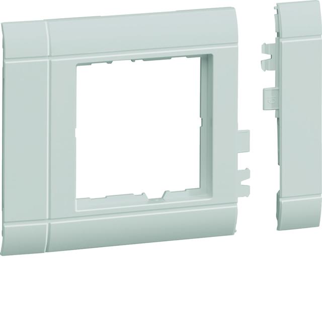 tehalit.WA Maskownica 80mm 1-krotna 50x50mm PC-ABS bezhalogenowy jasnoszary GR0800B7035 HAGER
